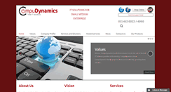Desktop Screenshot of compudynamics.co.za