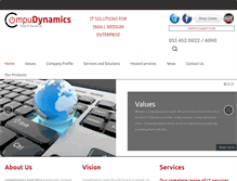 Tablet Screenshot of compudynamics.co.za